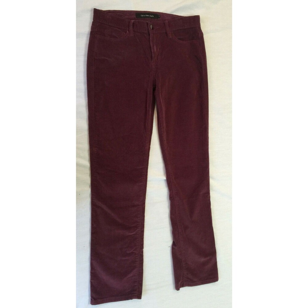 CALVIN KLEIN STRAIGHT CORDUROY WOMENS PANTS SIZE 4